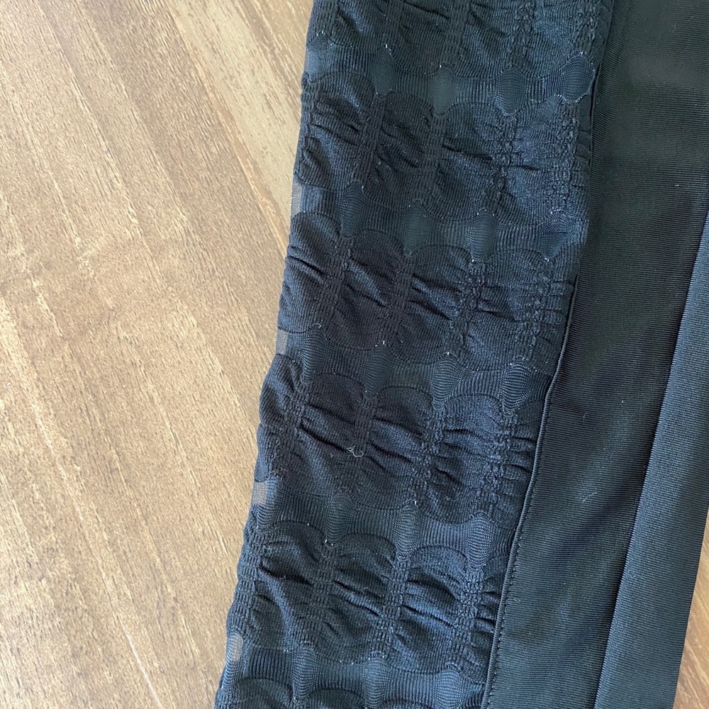 SOLD Side Mesh Leggings - Picture 2 of 6